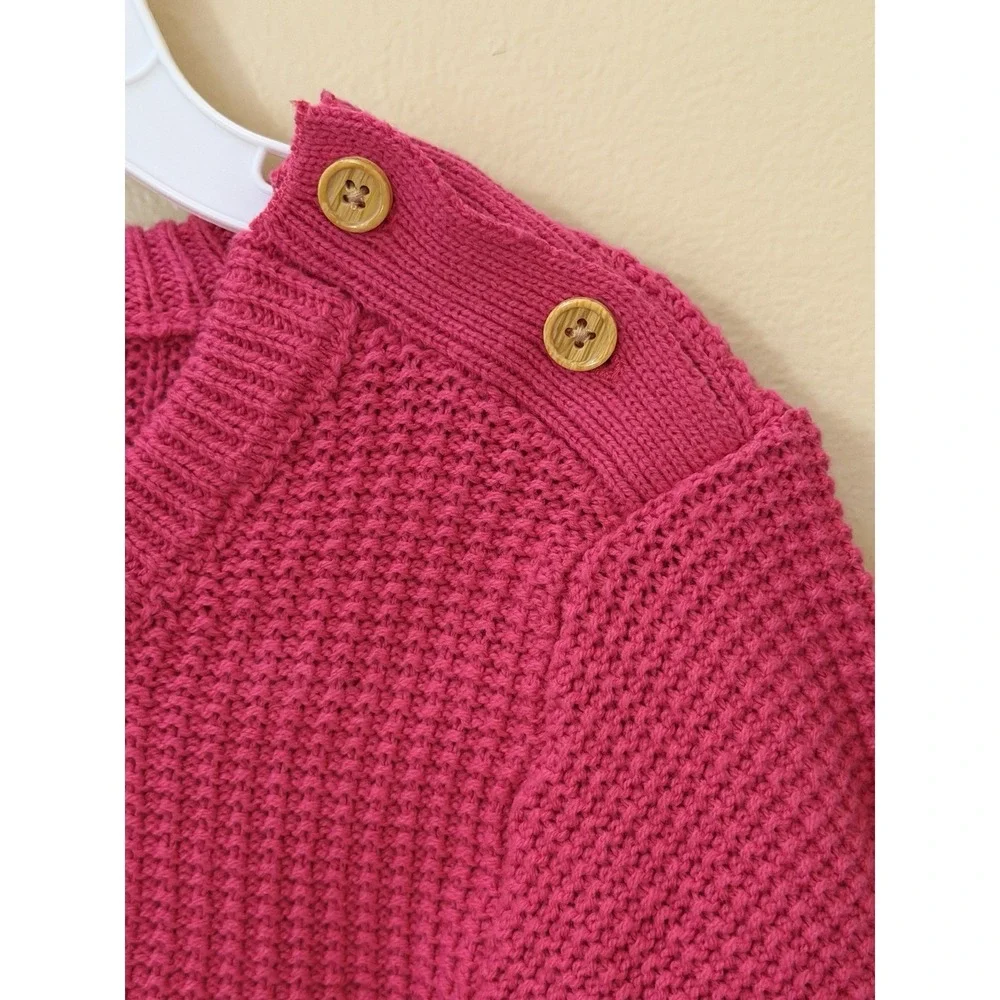 Disney Baby 2-Piece Infant Girls Minnie Mouse Pink Sweater & Pants Set 12M NWT